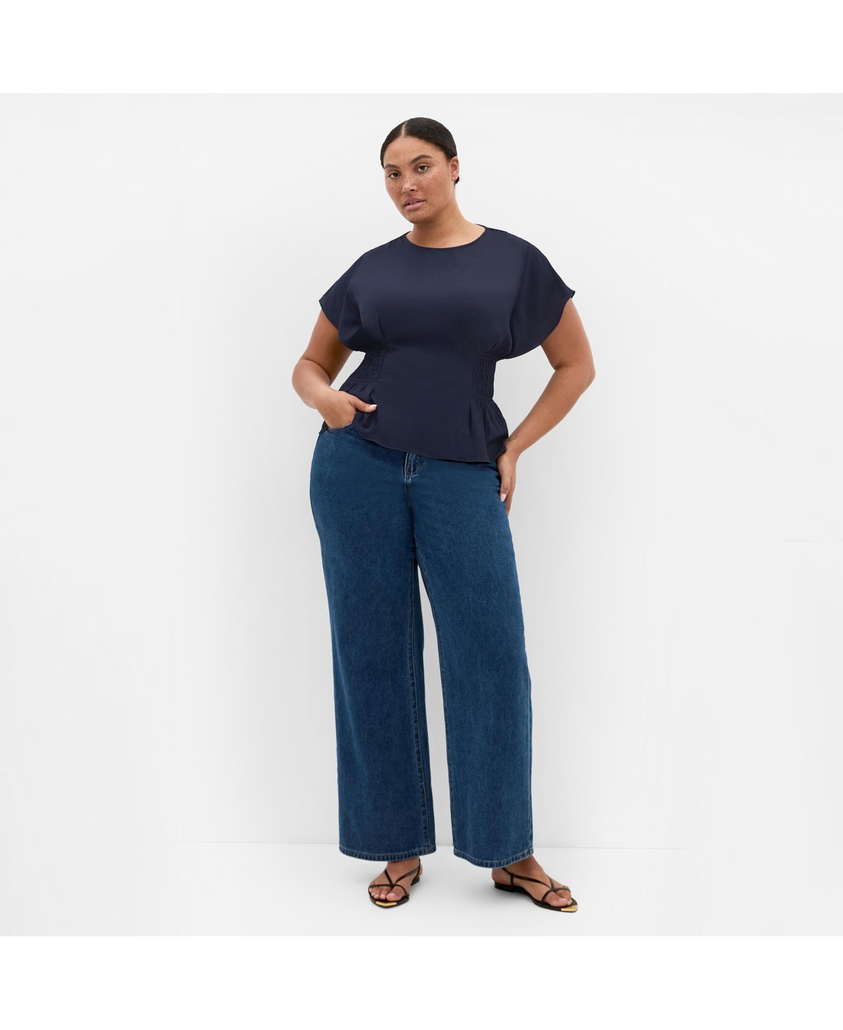 City Chic Women's Zara Flutter Top