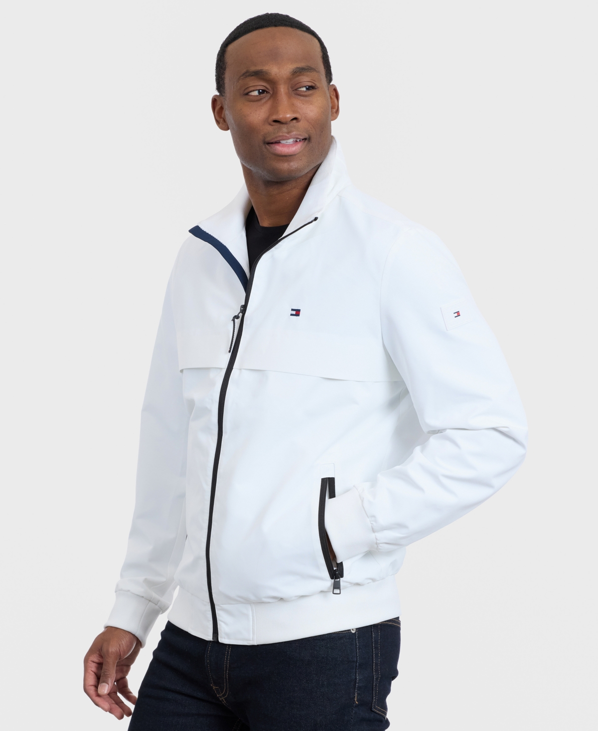 Tommy Hilfiger Men's Water Resistant Boating Regular Fit Jacket