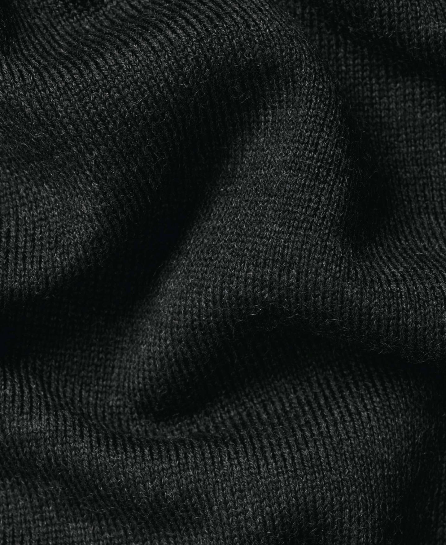Мужской свитер Charles Tyrwhitt V-Neck Regular-Fit, цвет: Тёмный угольный — фото 5