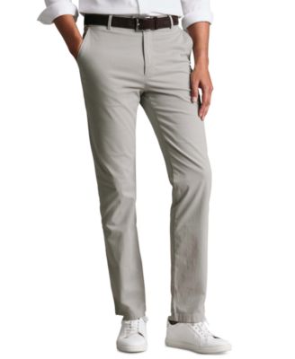 Men's Tan Slim-Fit Washed Chino Pants