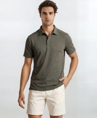 Men's Knit Performance Regular-Fit Polo Shirt