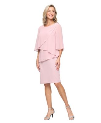 Women's Glitter Knit Sheath Dress