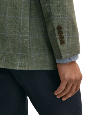 Brooks Brothers Men's Hopsack Classic-Fit Wool Blazer