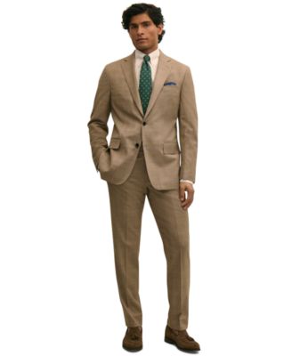 Brooks Brothers Men's Plaid Stretch Classic-Fit Suit Jacket