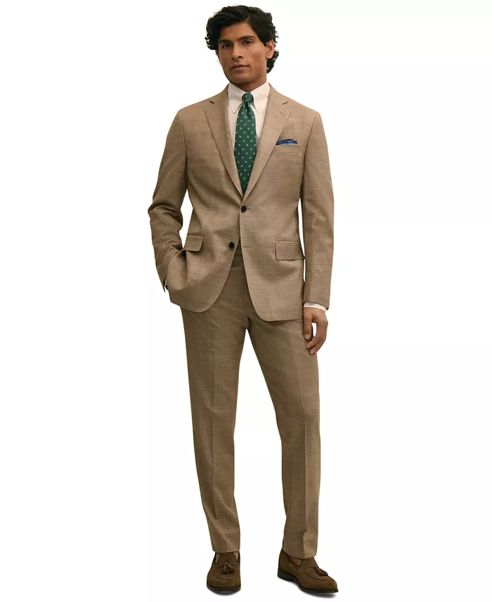 Brooks Brothers Men's Plaid Stretch Classic-Fit Suit Jacket - thumbnail 6