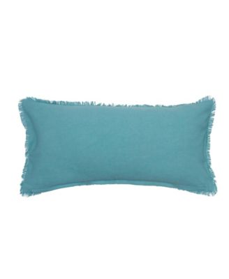 Beach Bum Tufted Fringed Reversible Throw Pillow