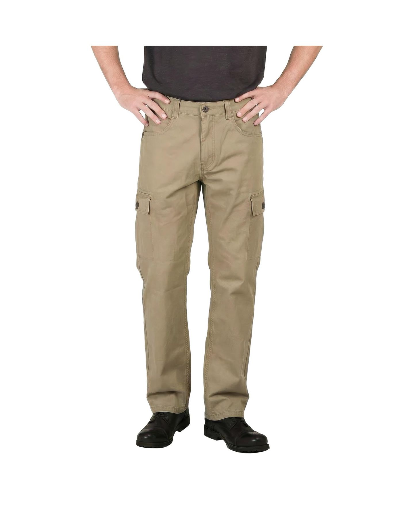 Мужские брюки Level 7 Relaxed Straight Canvas Cargo Pocket — фото 1