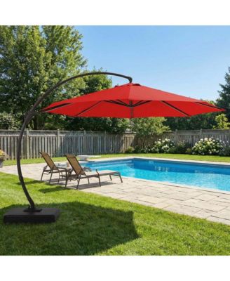Luxury Cantilever Patio Umbrella - Durable, Wind-Resistant & Adjustable for Outdoor Relaxation