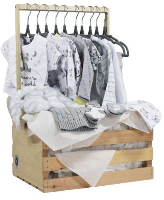 Baby Boys' 1st Year Baby Shower Gift Crate, 33-Piece Set