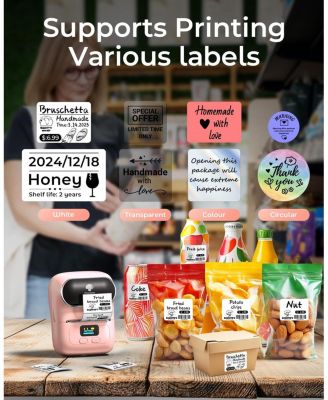 M110 Business Label Maker, Portable Bluetooth Thermal Label Printer