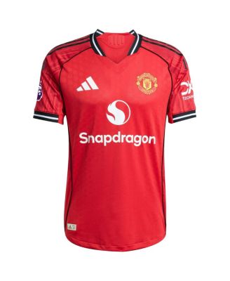 Men's Kobbie Mainoo Red Manchester United Home 2025/26 Authentic Player Jersey