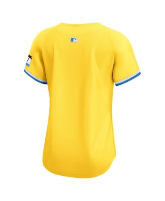 Women's Yellow Boston Red Sox City Connect Limited Jersey