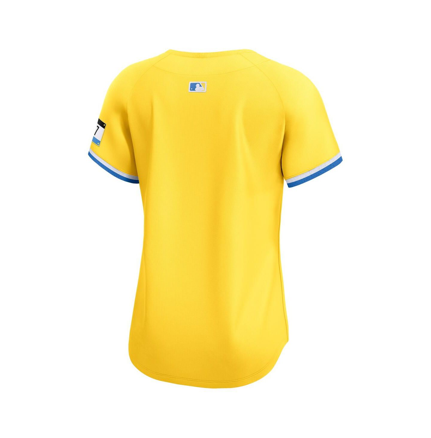 Женский топ Nike Yellow Boston Red Sox City Connect Limited Jersey — фото 3