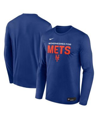 Men's Royal New York Mets Authentic Collection Legend Dri-FIT Long Sleeve T-Shirt