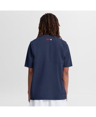 Men's Navy Boston Red Sox Authentic Collection Dri-FIT Quarter-Zip Windshirt