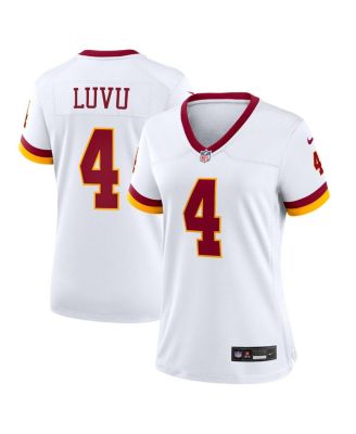 Women's Frankie Luvu White Washington Commanders Game Super Bowl Era Jersey