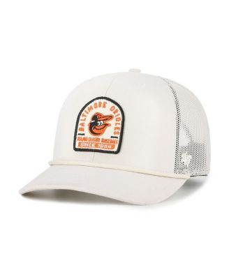 Men's Cream Baltimore Orioles Gravestone Adjustable Trucker Hat