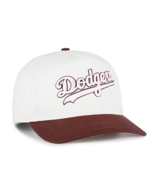 Women's Stone/Burgundy Los Angeles Dodgers Love Letter Adjustable Hitch Hat