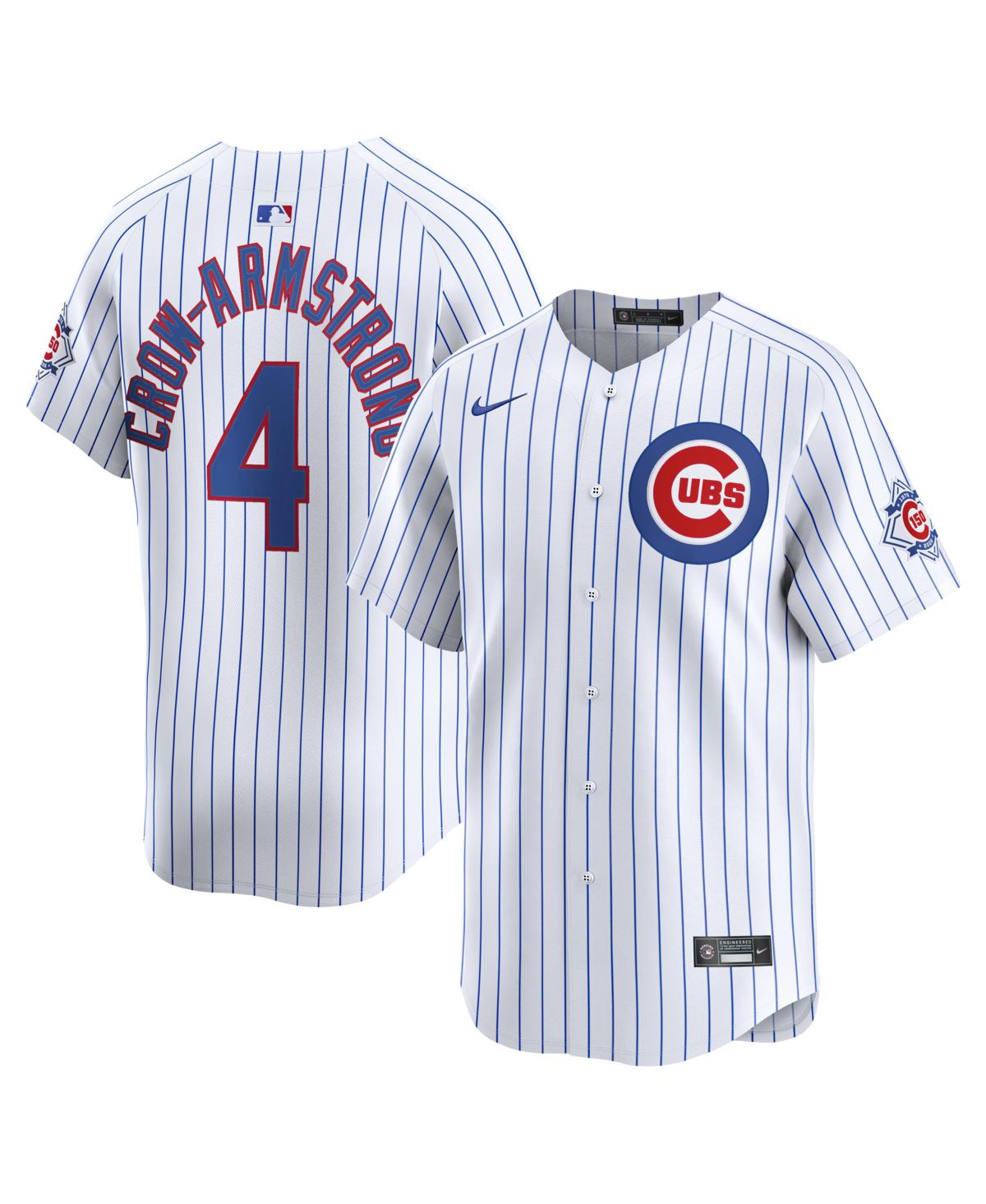 Nike Men's Pete Crow-Armstrong White Chicago Cubs 150th Anniversary Limited Jersey