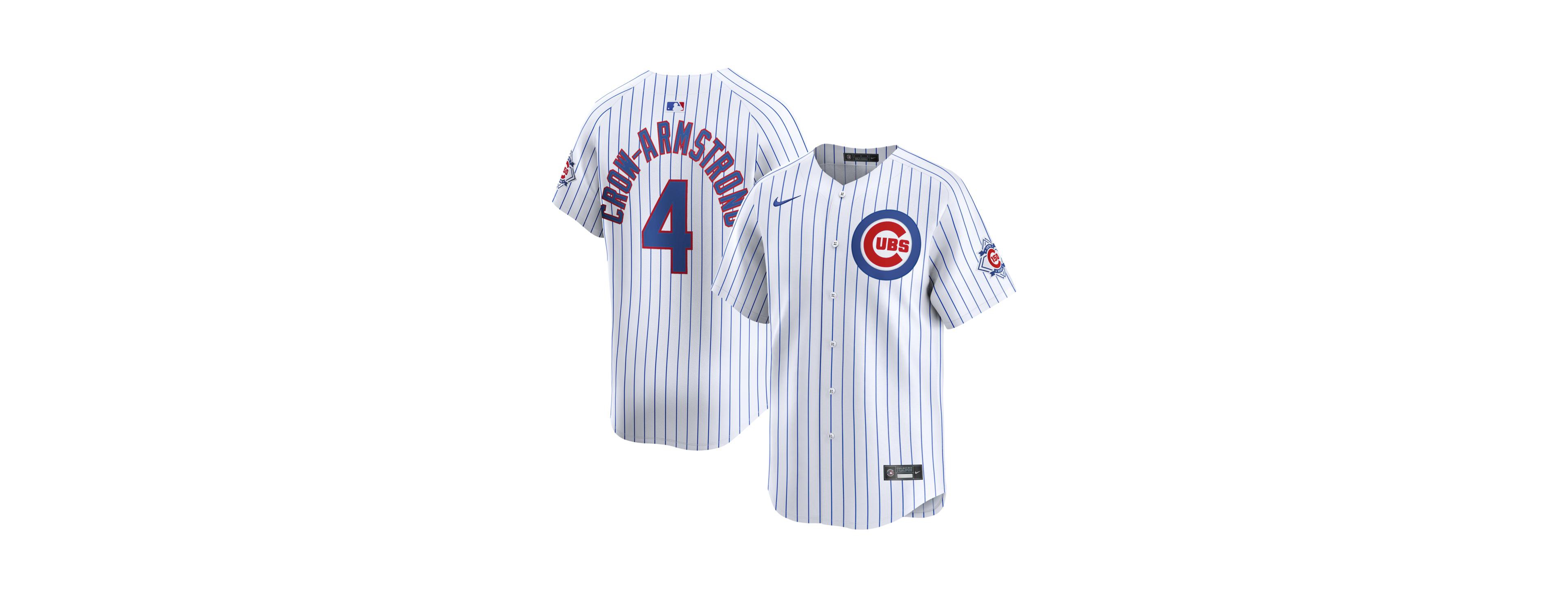 Nike Men's Pete Crow-Armstrong White Chicago Cubs 150th Anniversary Limited Jersey