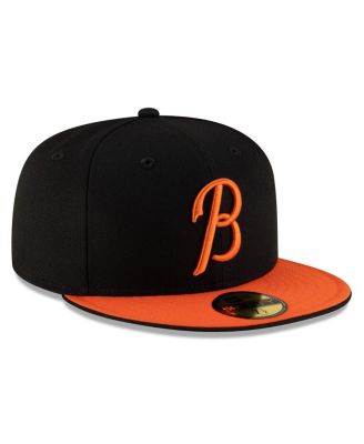 Men's Black/Orange Baltimore Orioles Authentic Collection 59FIFTY Fitted Hat