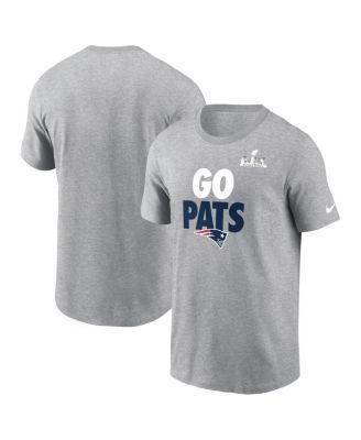 Men's Heather Gray New England Patriots Super Bowl LX Fast As Fast Gets T-Shirt