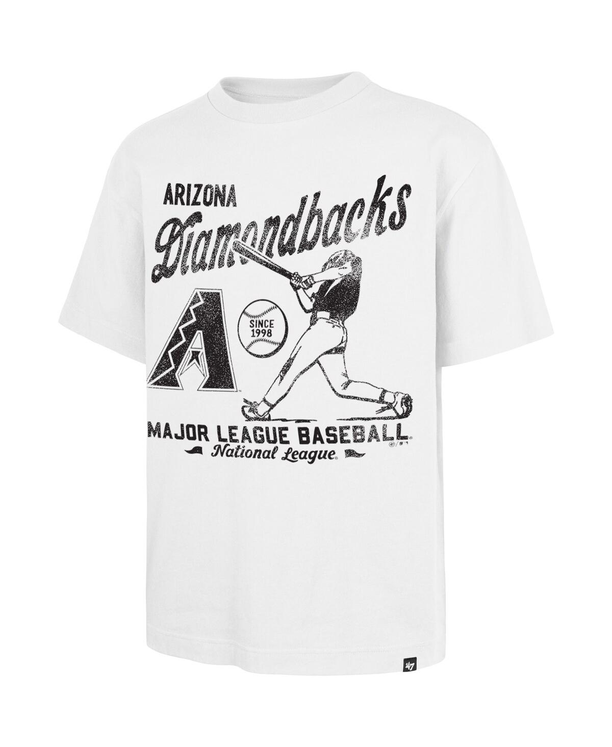 '47 Brand Men's White Arizona Diamondbacks Regional Batter Foundation T-Shirt