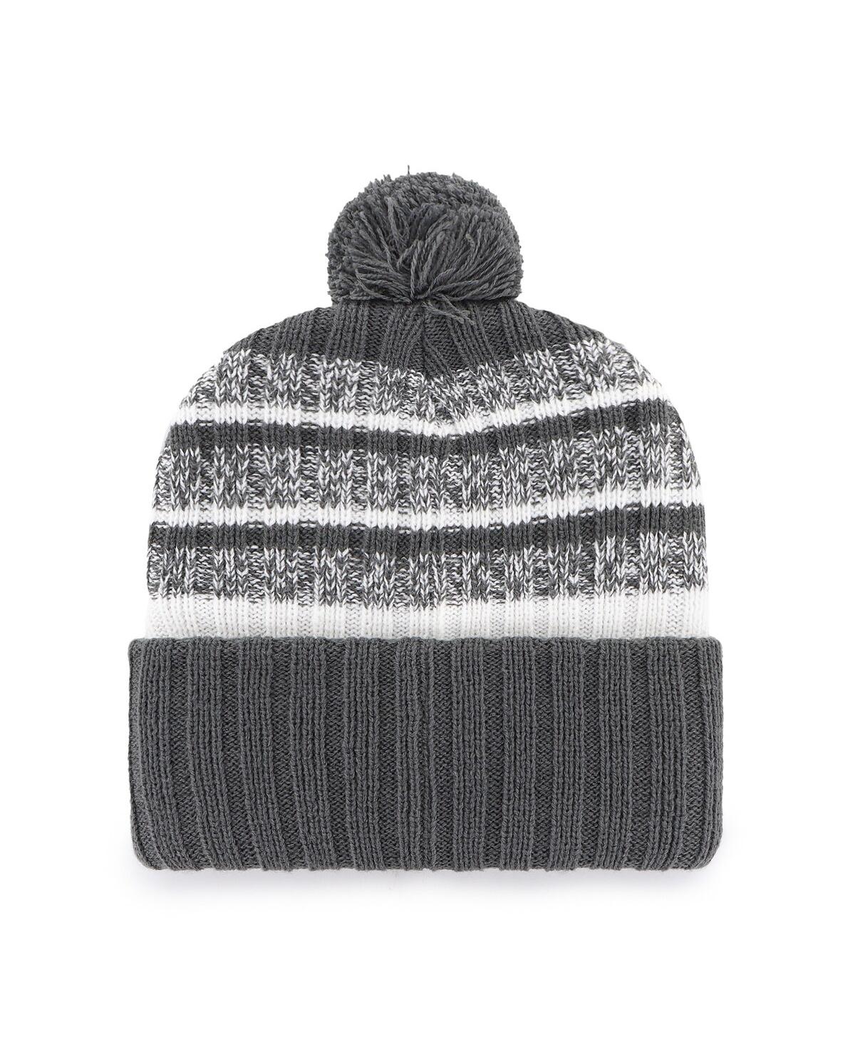 '47 Brand Men's Charcoal Chicago Bears Tavern Cuffed Knit Hat with Pom