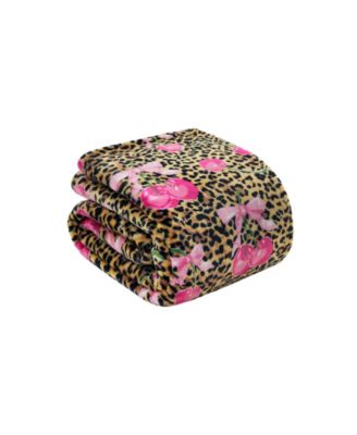 Printed Plush Oversized Throw, 60" x 70"