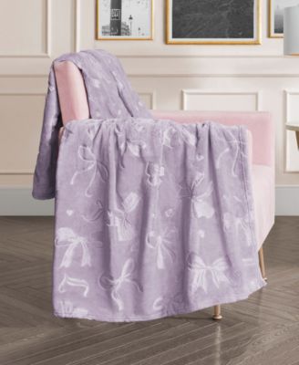 Embossed Plush Oversized Throw, 60" x 70"