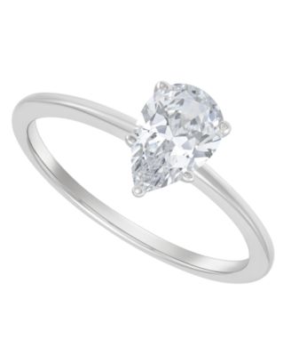 IGI Certified Lab Grown Diamond Solitaire Engagement Ring (1 ct. t.w.) in 14k Yellow and White Gold or 14k White Gold