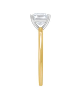 IGI Certified Lab Grown Diamond Solitaire Engagement Ring (2 ct. t.w.) in 14k White Gold or 14k Two Tone Gold