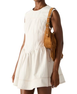 Indigof Suede Fringe Small Shoulder Bag