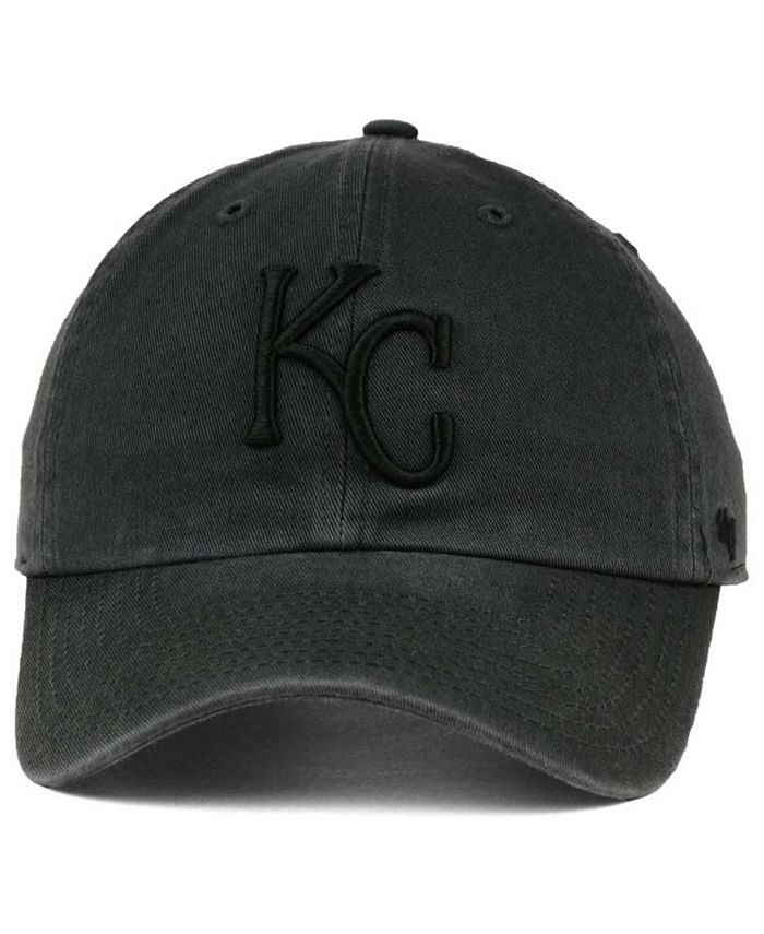 '47 Brand Kansas City Royals Charcoal Clean Up Cap - Macy's