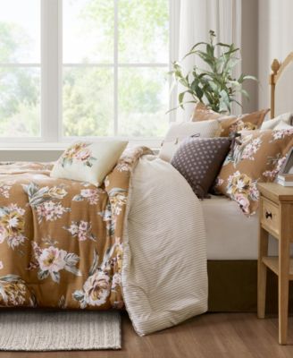 Salara Vintage Floral 7-Pc. Comforter Set, California King