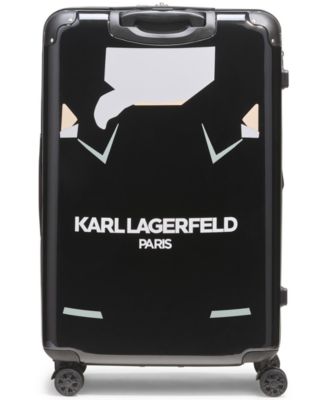 Karl In Paris Large Upright Suitcase