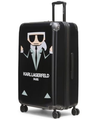 Karl In Paris Large Upright Suitcase