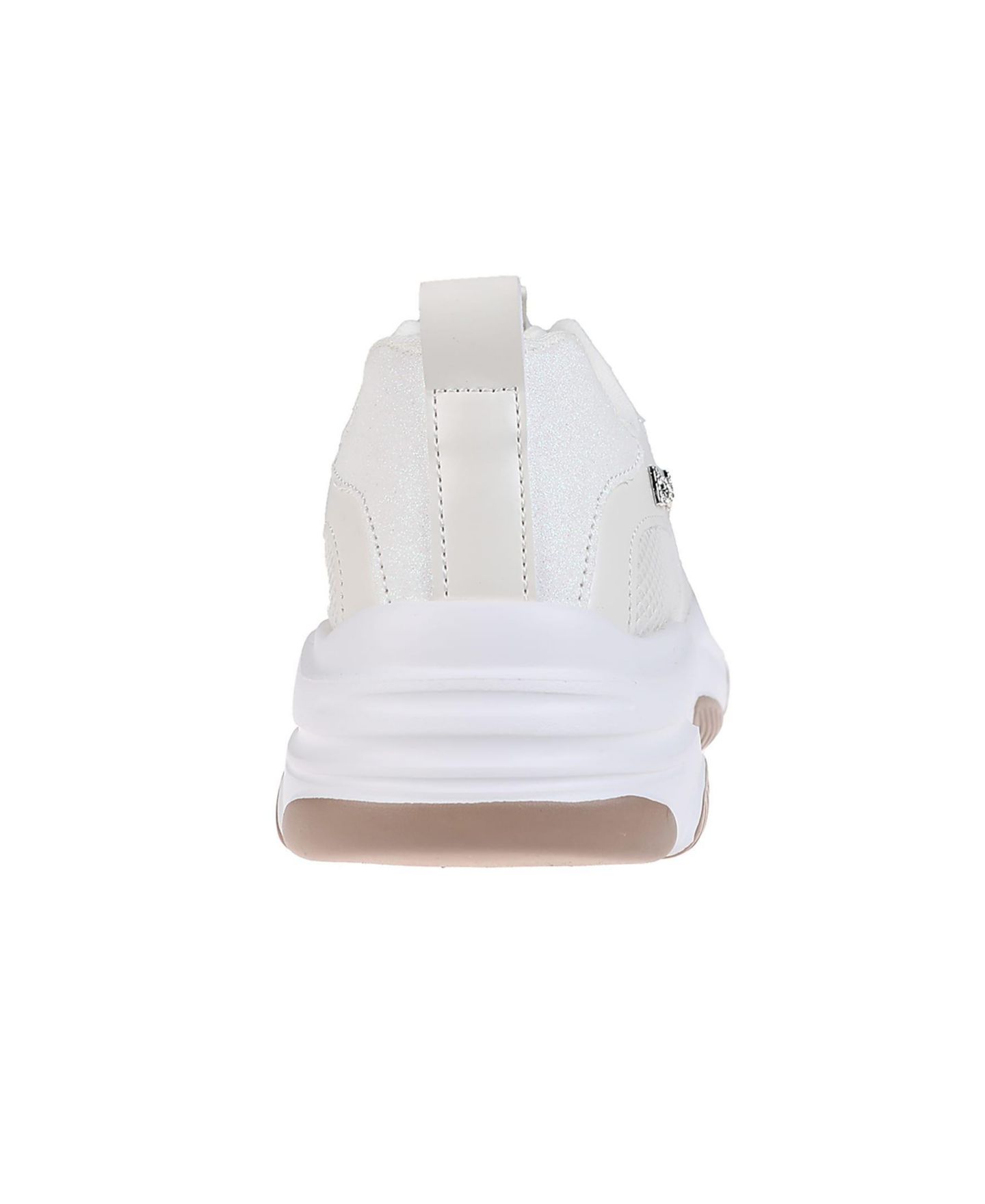 Женские кроссовки Bebe Sneaker with Chunky Outsole and Mixed Material Upper, цвет: Молочно-белый — фото 4