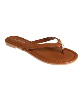 Women's Fashion Sandal with Double B Dangle Charm