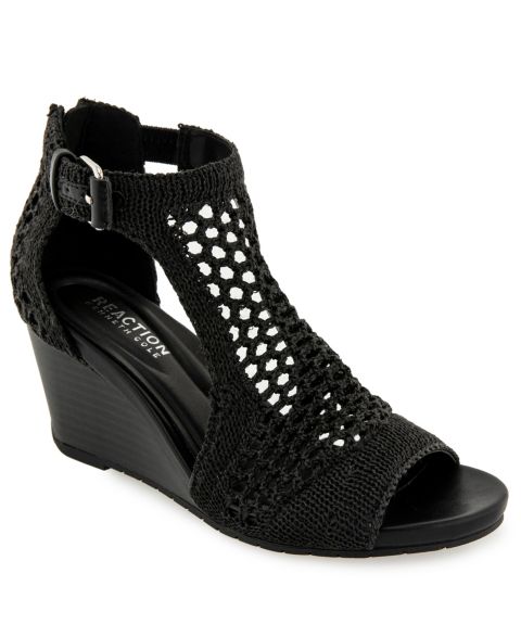 Женские сандалии Kenneth Cole Reaction Gracie Wedge, цвет: Чёрный