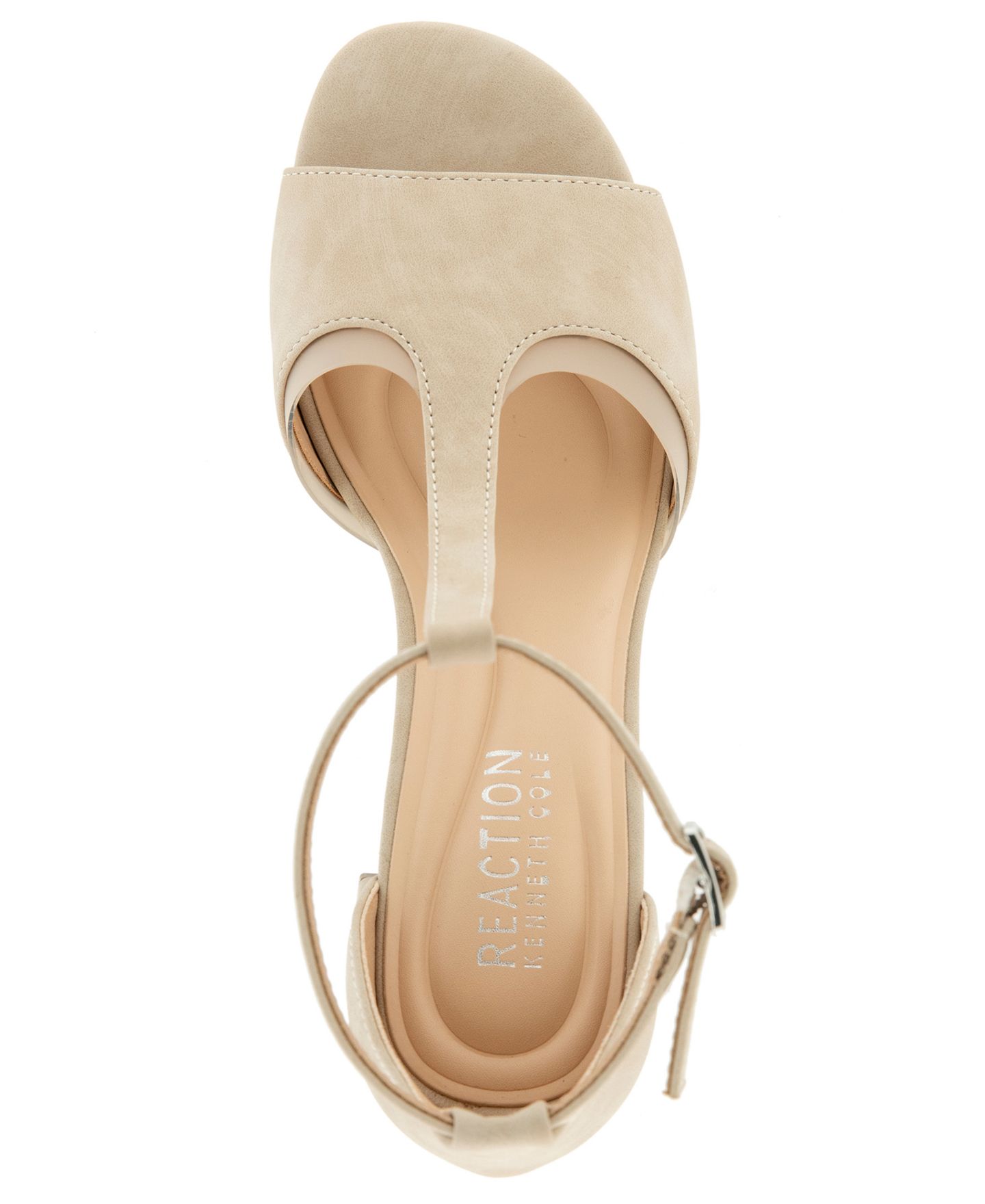 Женские сандалии Kenneth Cole Reaction Lady T-strap Dress Sandals, цвет: Светлый серо-коричневый — фото 4