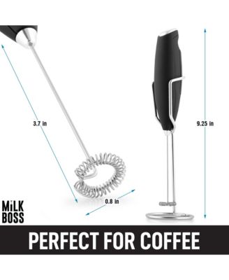 Milk Boss Milk Frother With Holster Stand