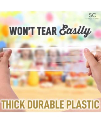 3 x 11 Inches Clear Cellophane Candy Bags With Ties - 200 Piece