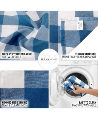 Thick Poly Cotton Buffalo Plaid Table Runners for Decor, Dining Table, Indoor & Outdoor (14"x72")