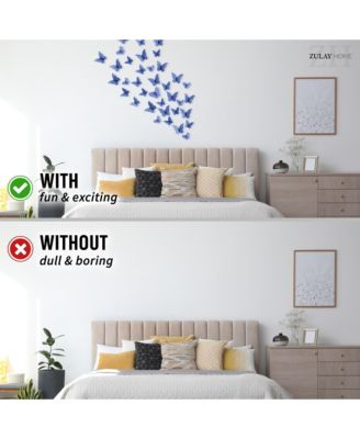 3D Removable DIY Butterfly Wall Decor with 3 Wing Designs (48pcs)