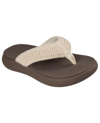 Women's Relaxed Fit: Asana Luxe - Valley Chic 2 Flip-Flop Thong Sandals from Finish Line