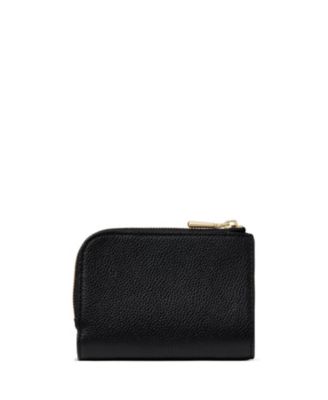 Devin Pebbled Leather Compact Wallet