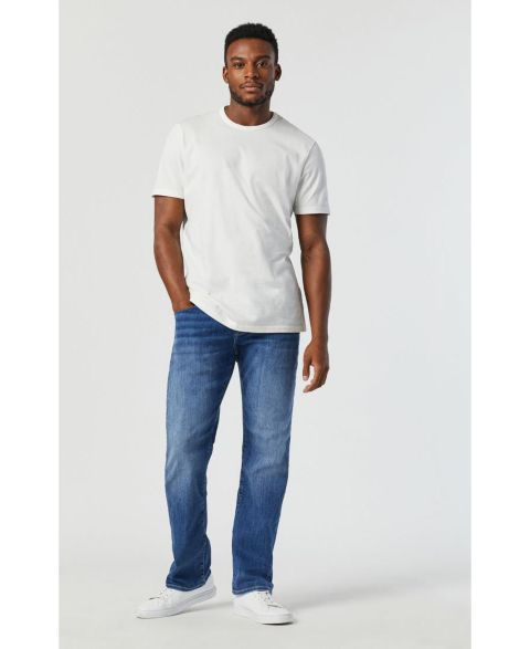 Мужские джинсы Mavi Jeans Marcus Slim Straight Leg Jeans in Mid Foggy Feather