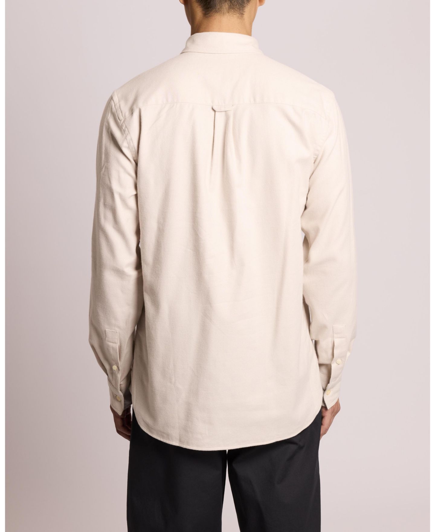 Мужская рубашка Lyle & Scott Long Sleeve Flannel, цвет: Putty — фото 7