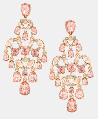 Crystal Cluster Chandelier Earrings